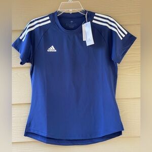 adidas Hi Lo Short Sleeve Crew Volleyball Jersey  T-Shirt Size S